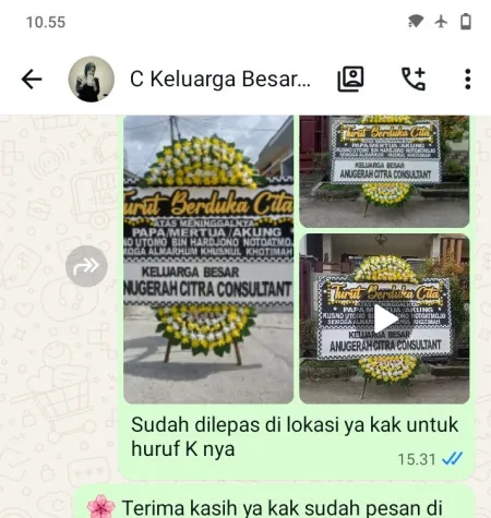 Pengiriman Papan Bunga Duka Sentul International Convention Center