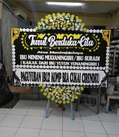 Papan Bunga Duka Sentul International Convention Center