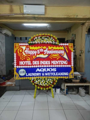 Papan Bunga di Sentul International Convention Center