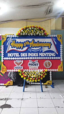 Papan Bunga di Sentul International Convention Center