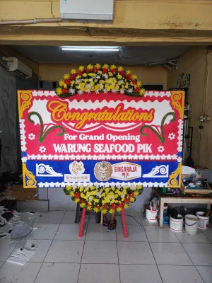Papan Bunga di Sentul International Convention Center