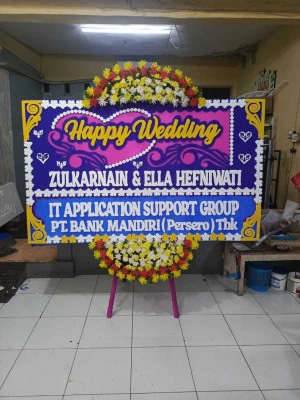 Papan Bunga di Sentul International Convention Center